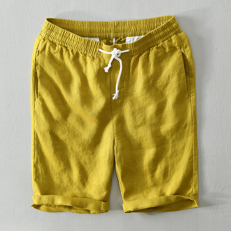 Shorts en lin Coastal Lorenzo Vitali pour Jeunes Confort Été avec Cordon et Poches