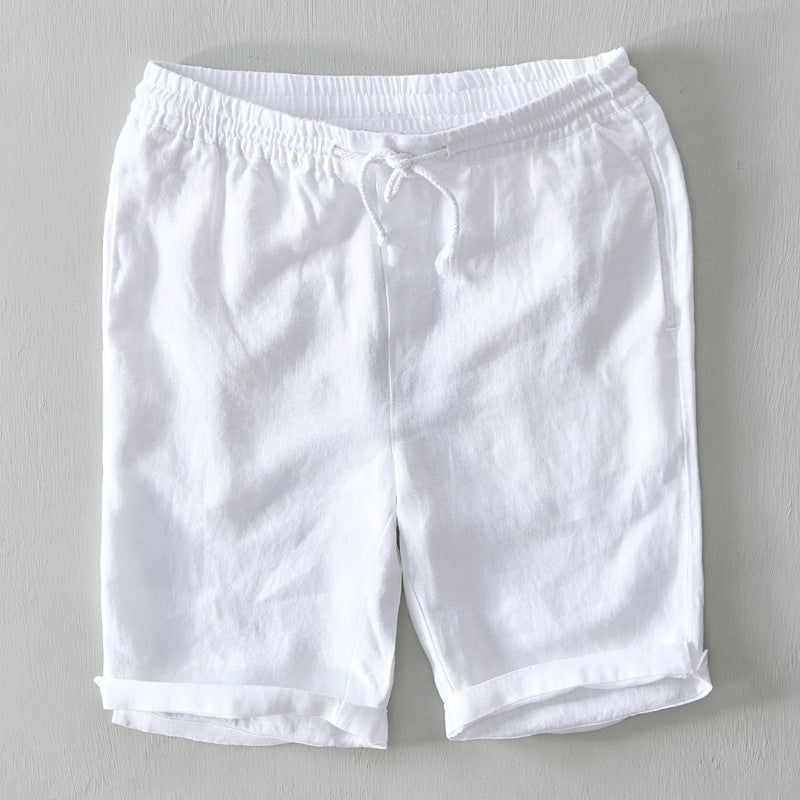 Shorts en lin Coastal Lorenzo Vitali pour Jeunes Confort Été avec Cordon et Poches