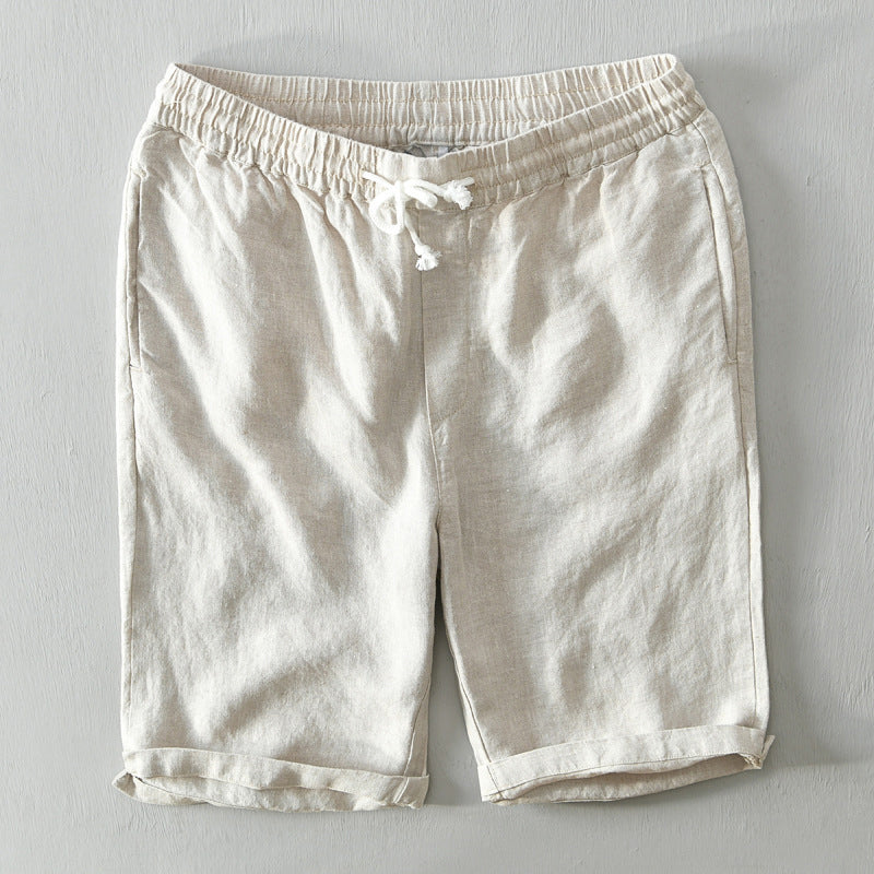 Shorts en lin Coastal Lorenzo Vitali pour Jeunes Confort Été avec Cordon et Poches