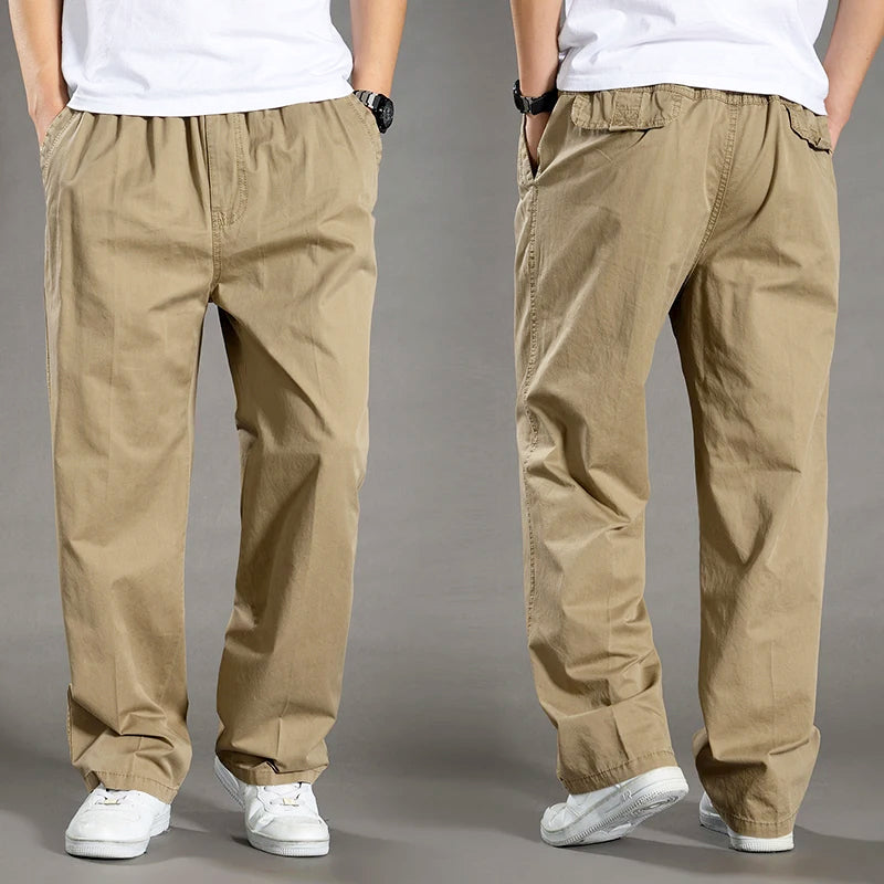 Pantalon Cargo En Coton Lorenzo Vitali Confort Toute La Journée Poches Utilitaires Décontracté Et Durable