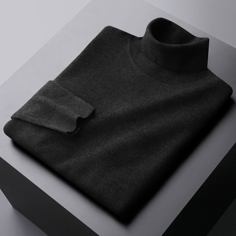 Lorenzo Vitali Pull Col Roulé Élégant En Maille Haute De Qualité Pour Un Style Raffiné Jour Et Nuit