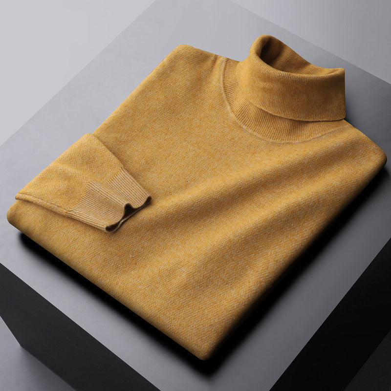 Lorenzo Vitali Pull Col Roulé Élégant En Maille Haute De Qualité Pour Un Style Raffiné Jour Et Nuit