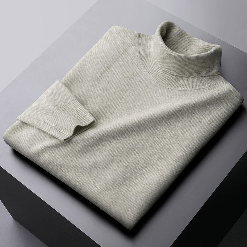 Lorenzo Vitali Pull Col Roulé Élégant En Maille Haute De Qualité Pour Un Style Raffiné Jour Et Nuit