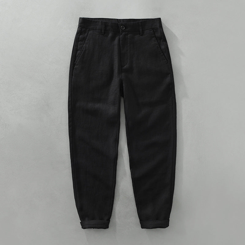 Pantalon En Lin Ipanema De Lorenzo Vitali Confort Respirant Ultra Léger Pour Été Style Décontracté Et Élégant