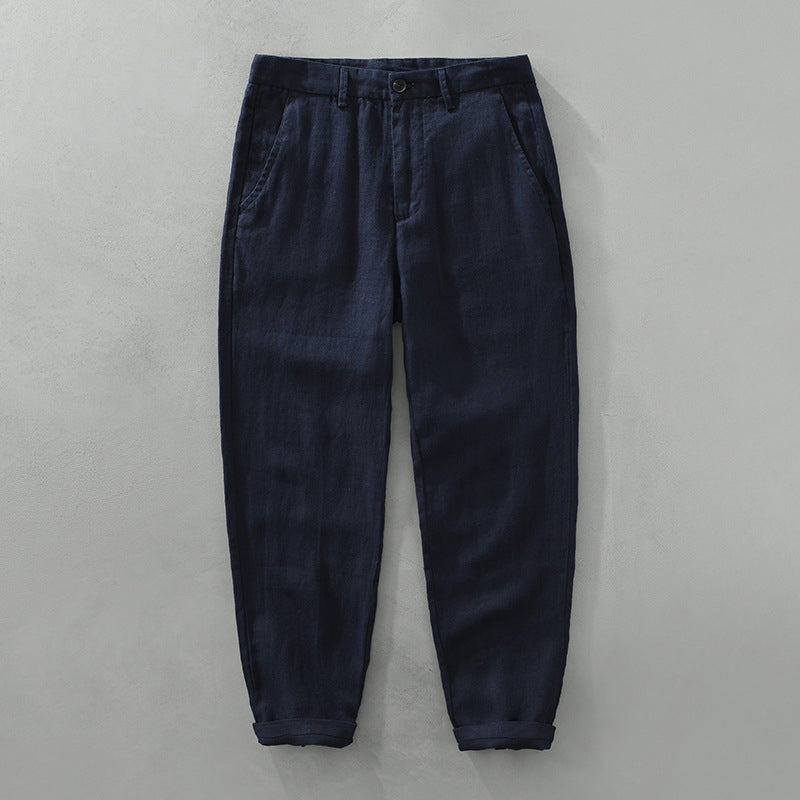Pantalon En Lin Ipanema De Lorenzo Vitali Confort Respirant Ultra Léger Pour Été Style Décontracté Et Élégant