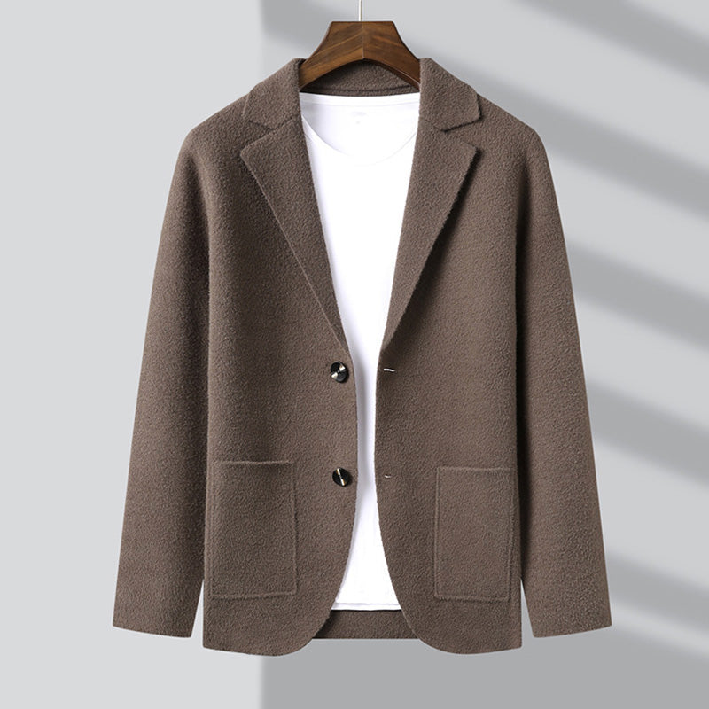 Lorenzo Vitali Modena Luxe Cardigan Pour Homme Élégant Et Chaud Pour Automne Et Hiver