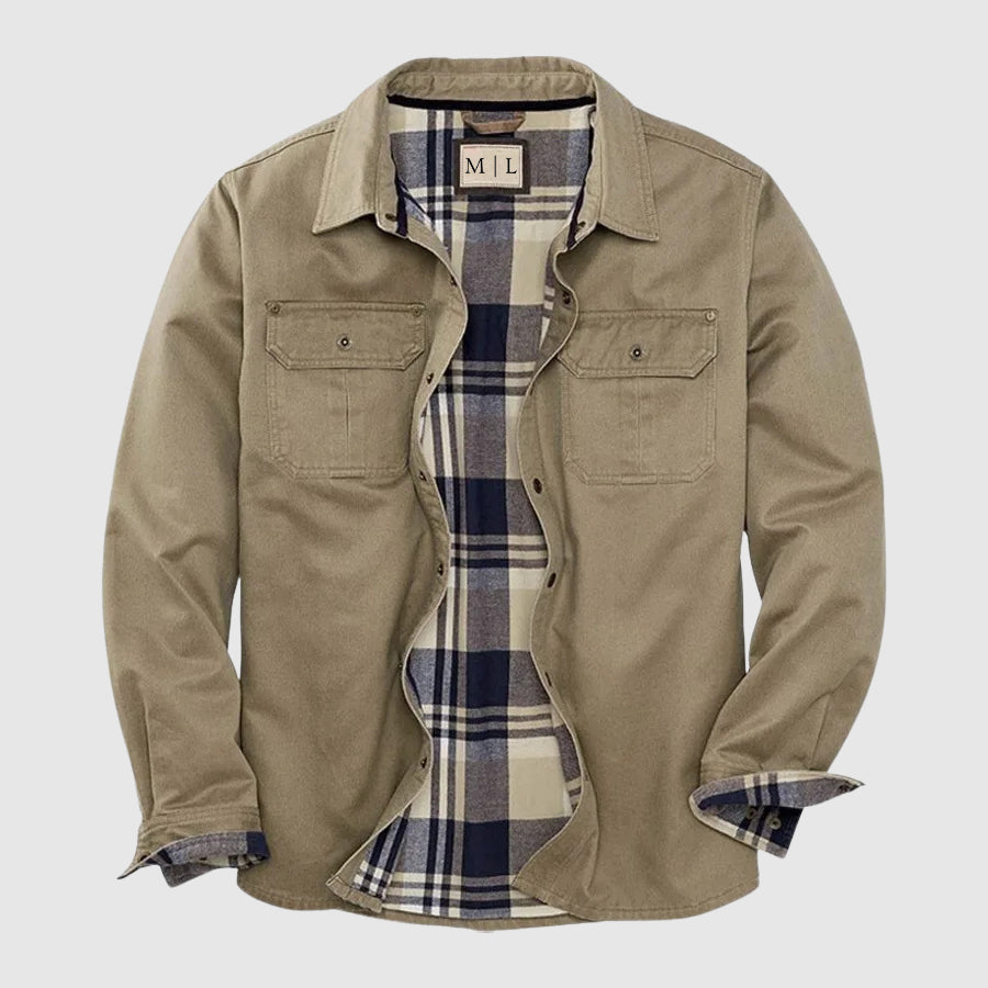 Veste Moto Utilitaire Lorenzo Vitali Léger Durable Avec Poches Multiples Et Col À Revers