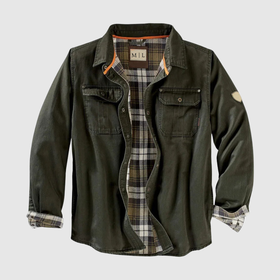 Veste Moto Utilitaire Lorenzo Vitali Léger Durable Avec Poches Multiples Et Col À Revers
