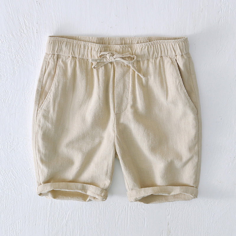 Shorts En Lin Ocean Breeze De Lorenzo Vitali Respirants Et Léger Pour Été Chaud Confortables