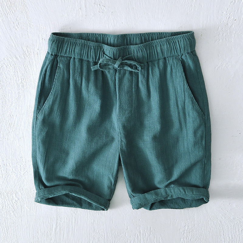 Shorts En Lin Ocean Breeze De Lorenzo Vitali Respirants Et Léger Pour Été Chaud Confortables