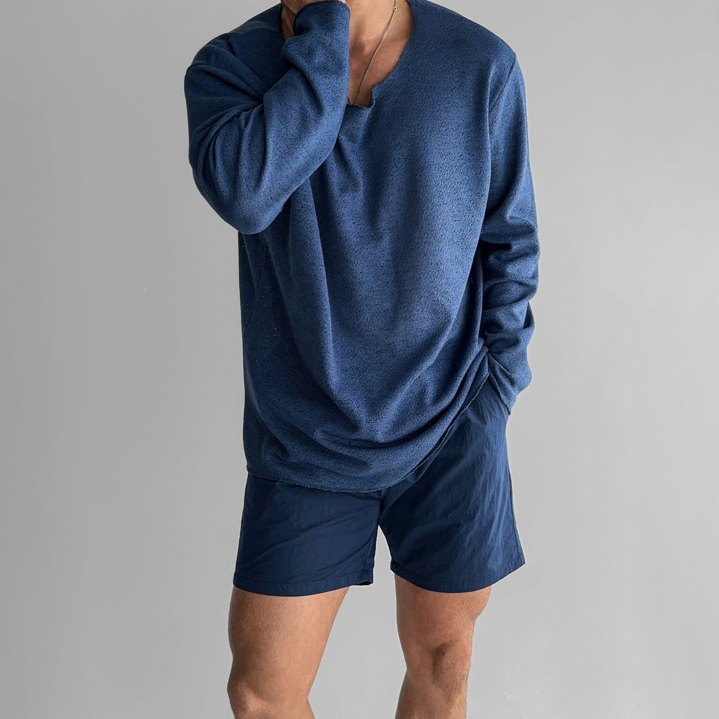 Lorenzo Vitali Solace Chemise En Maille Confort Premium Polyester Style Décontracté