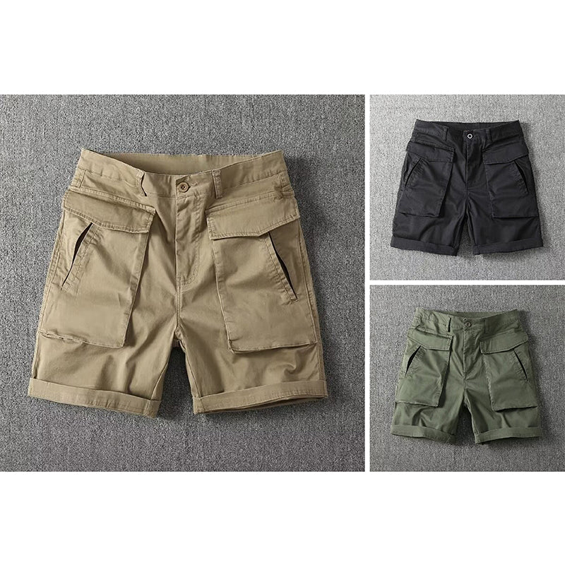 Lorenzo Vitali Taskmaster Shorts Cargo Camouflage Tactiques Pour Aventure Plein Air