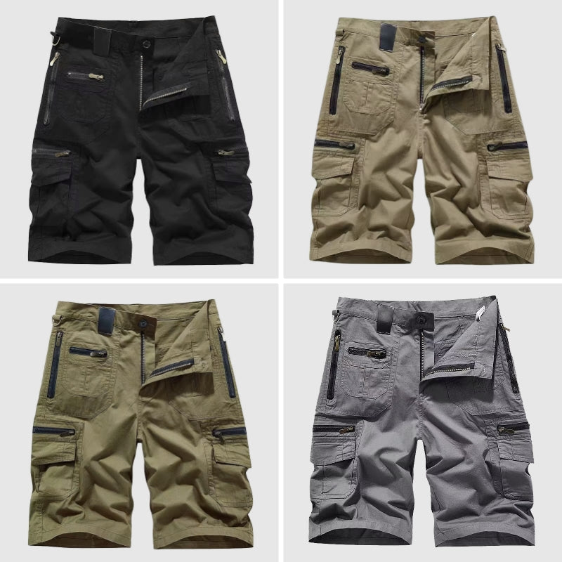 Lorenzo Vitali Comau Short Cargo Homme Poches Spacieuses Et Conçus Pour La Mobilité Active