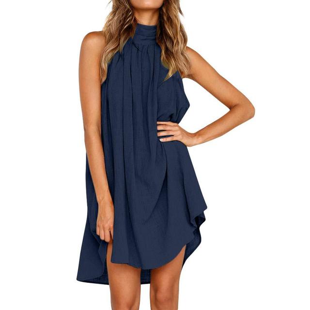 Mila: Elegantes Sommerkleid in halblanger Länge