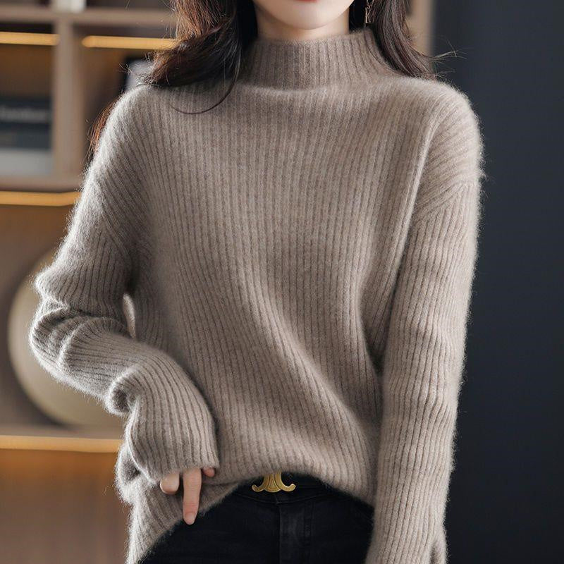 Pull Strié Lusso Carezza Par Sofia Amoretti En Maille Douce Confort Et Élégance Pour Un Style Haut De Gamme