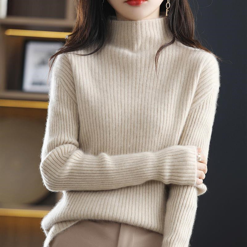 Pull Strié Lusso Carezza Par Sofia Amoretti En Maille Douce Confort Et Élégance Pour Un Style Haut De Gamme