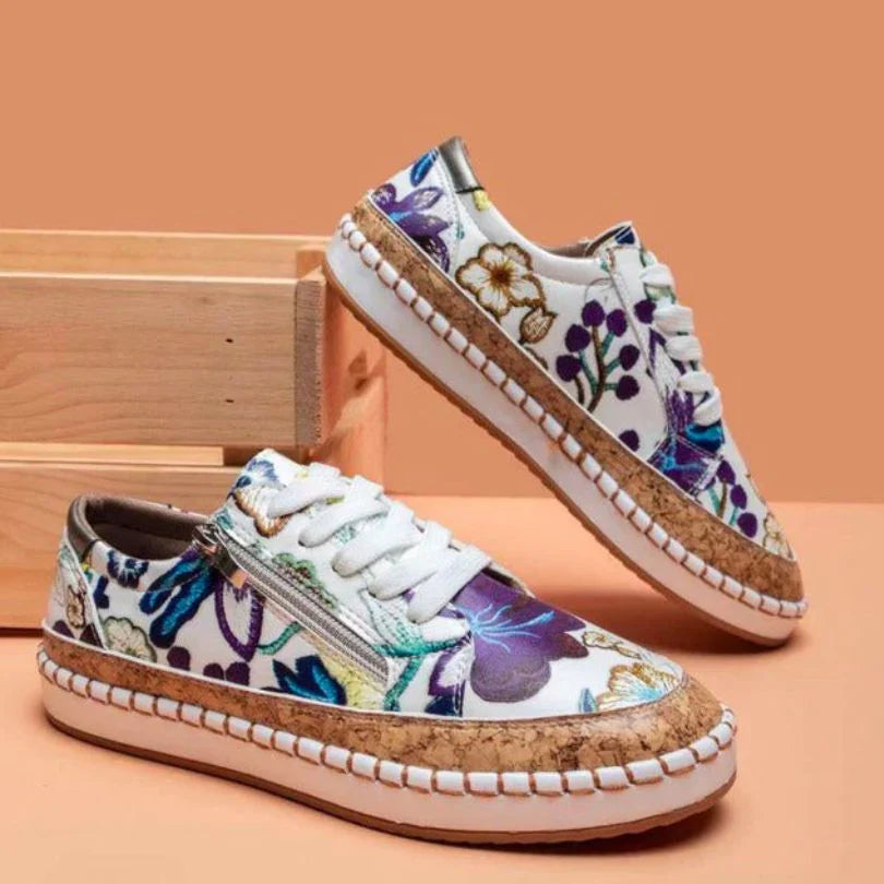Maddie - Orthopädische Sportschuhe im Blumenmuster