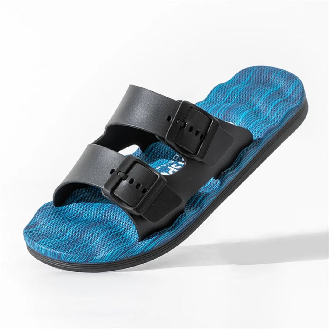 Sandales Malcom Coastwalk Par Amawinc Sangles Réglables À Double Boucle Semelle Confort Texturée Légères Antidérapantes