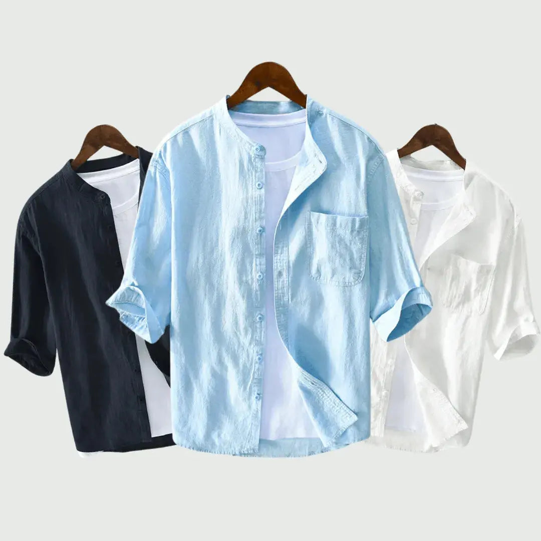 Chemise En Lin Premium Marcel Dupont Amawinc Respirante Léger Pour Été Décontracté Et Sorties Quotidiennes