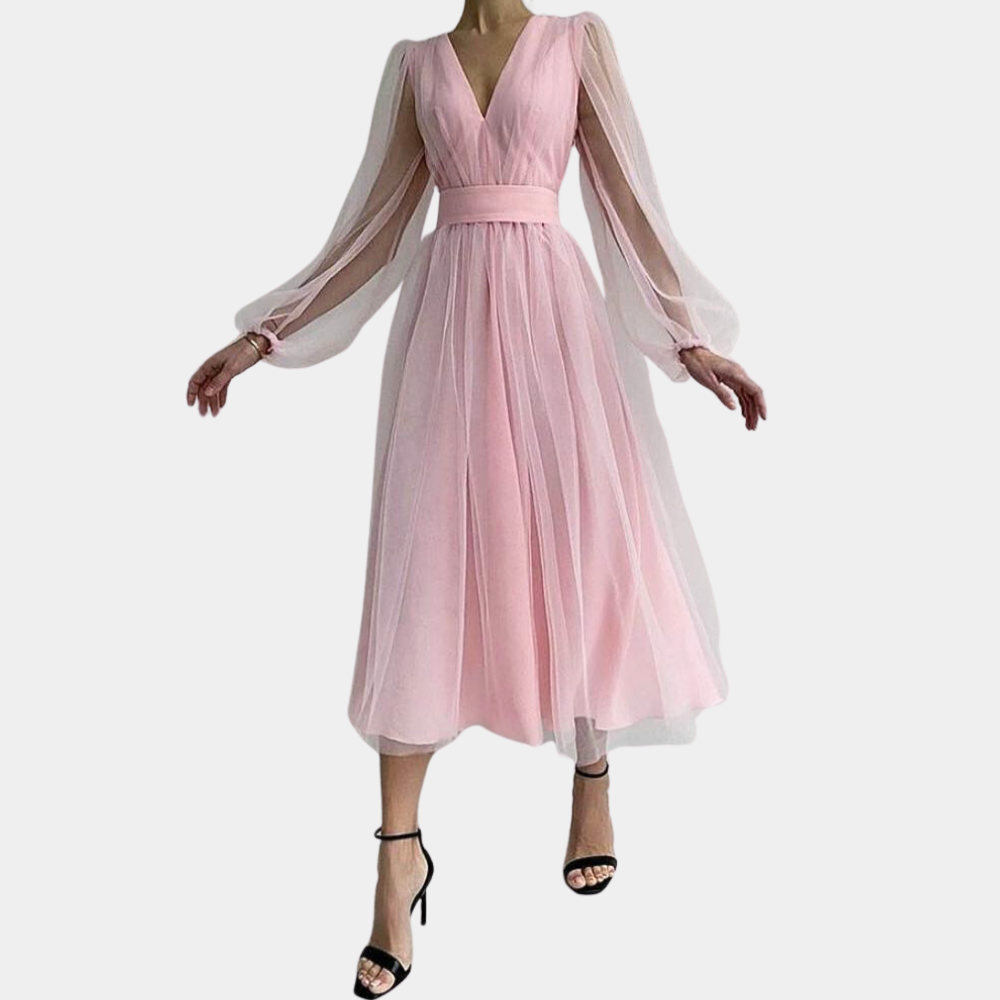 Damen-Midikleid Marlene: Elegantes Tüllkleid