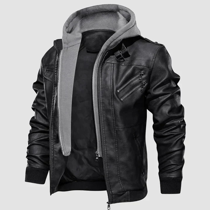 Matthew Leather Motorcycle Jacket