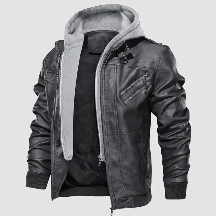 Matthew Leather Motorcycle Jacket