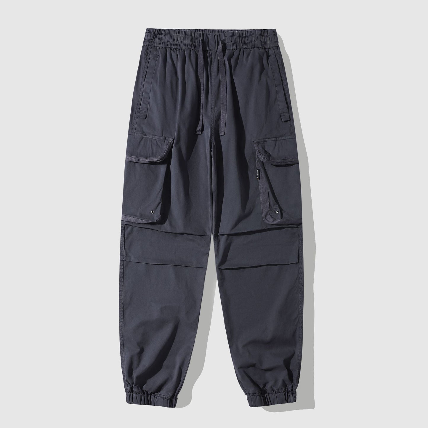 Pantalon Cargo Vintage Lavé Pour Homme Avec Poches Généreuses et Ourlets Cintrés Par Amawinc