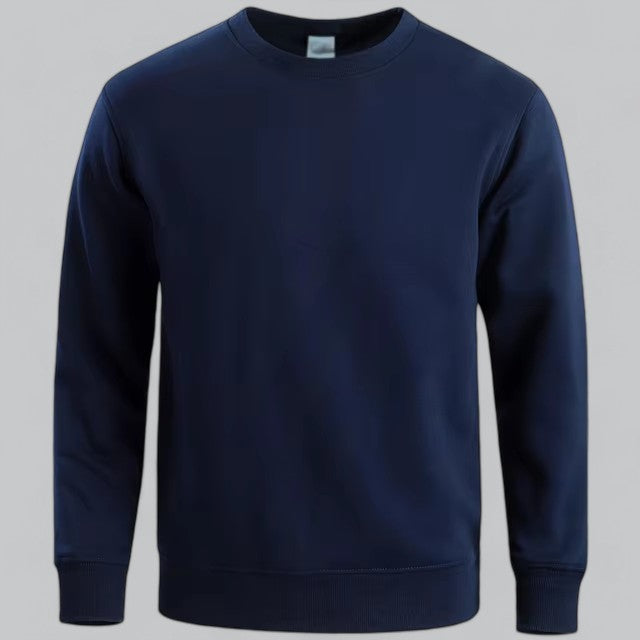 Pull Homme Manches Longues Col Rond Classique En Tricot Pour Tous Les Jours Amawinc