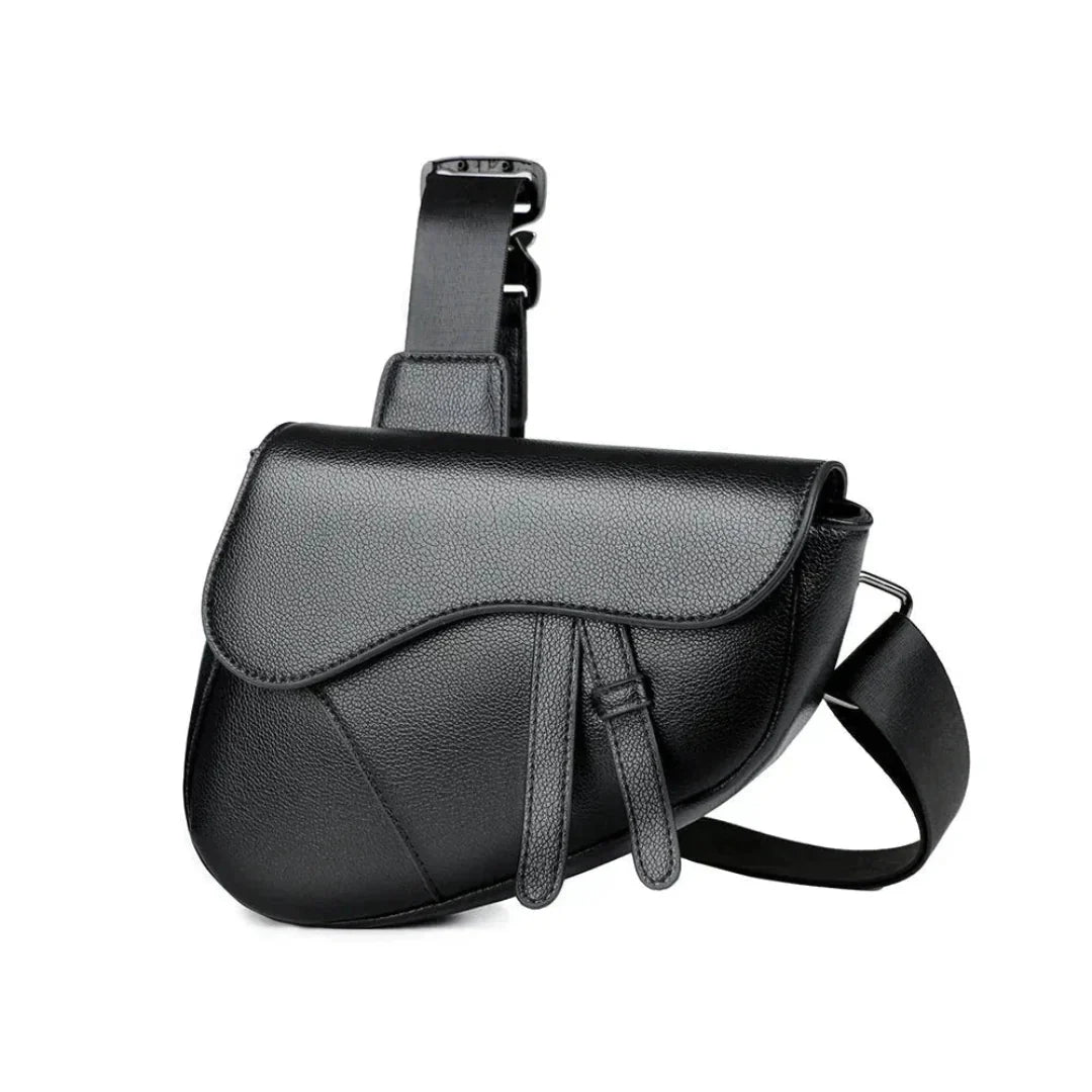 Sac Bandoulière En Cuir Écologique Réglable Design Épuré Et Compact Pour Les Indispensables Du Quotidien