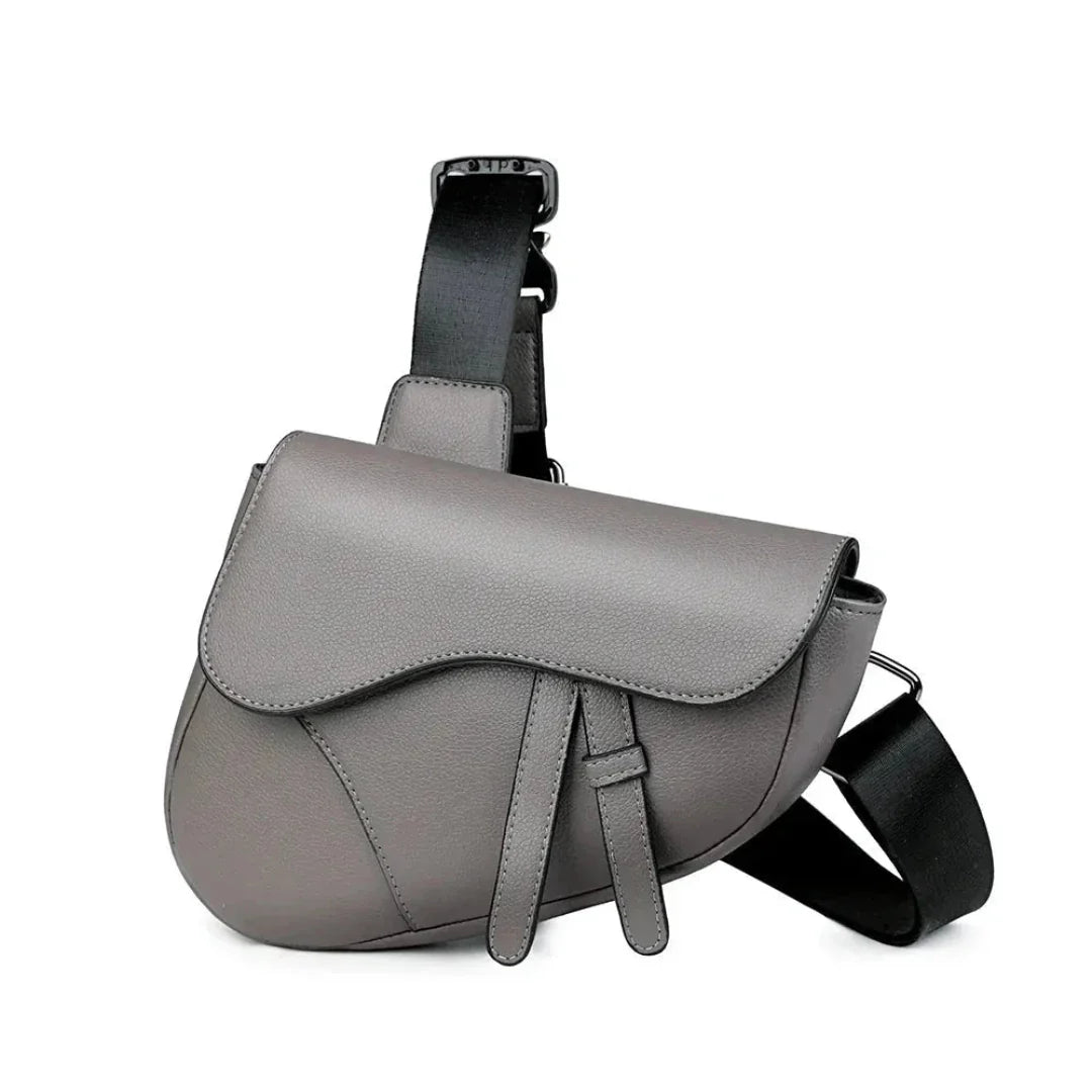 Sac Bandoulière En Cuir Écologique Réglable Design Épuré Et Compact Pour Les Indispensables Du Quotidien