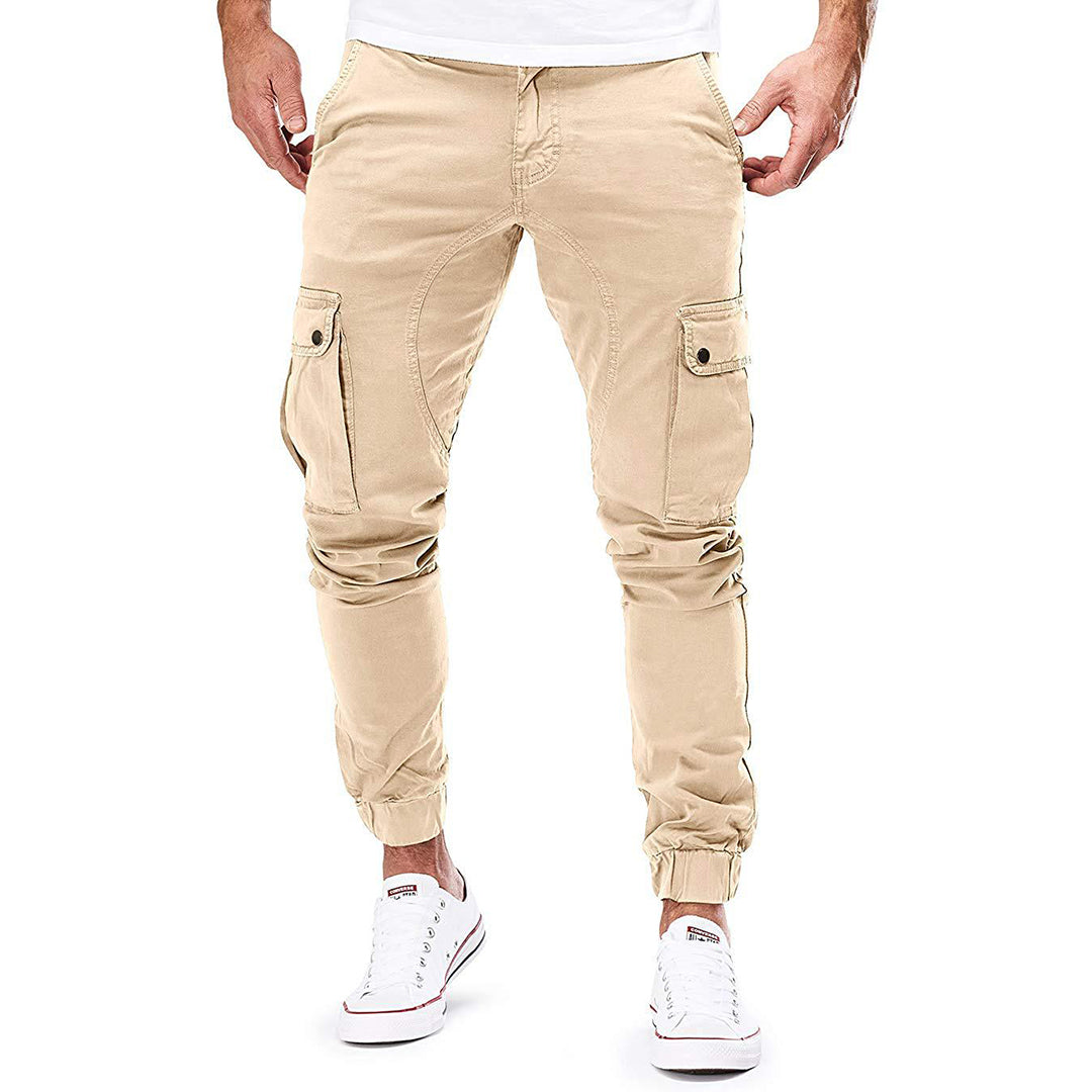 Pantalon Cargo Homme Décontracté Avec Multipoches Pour Plein Air Et Usage Quotidien Amawinc