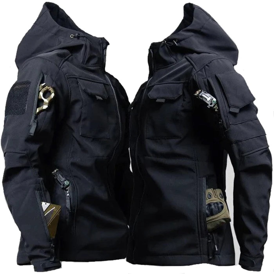 Moderne Field Jacket von HUBERT mit regulierbarer Kapuze