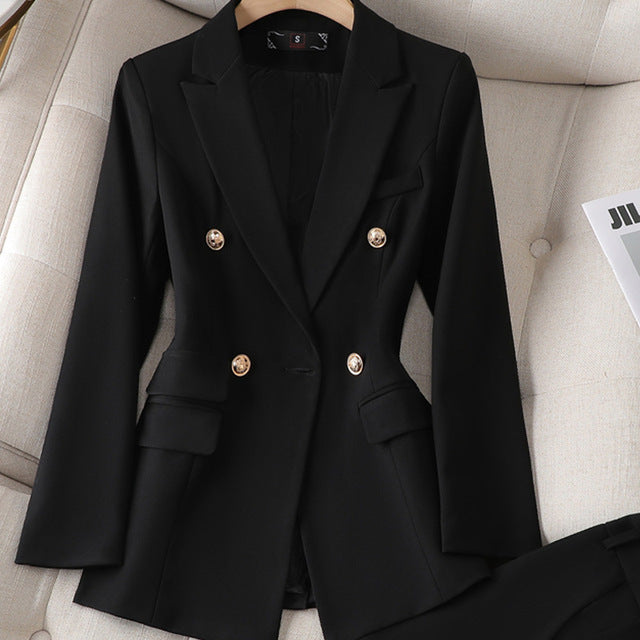 Avelena Damen Blazer und Hose