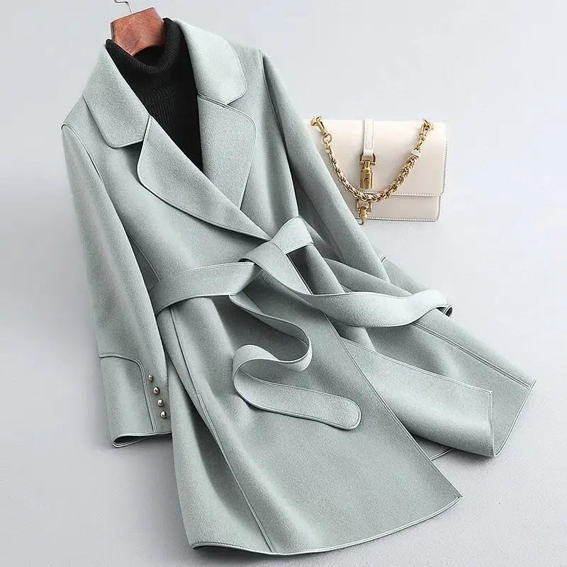Manteau Hiver Pour Femmes Coupe Moderne Slim Fit En Mélange De Laine Doux Pour Un Style Chic Et Chaud