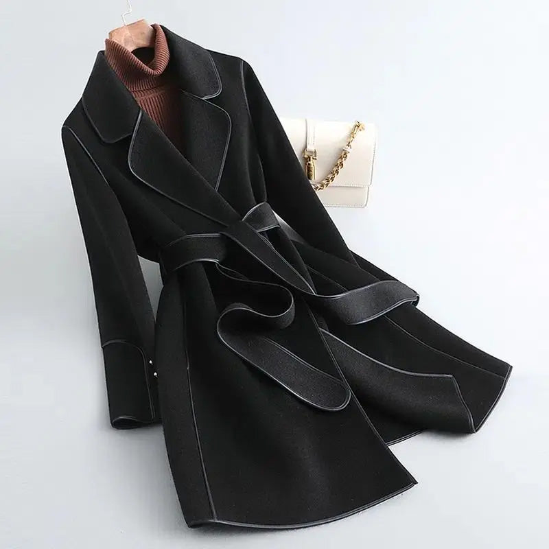Manteau Hiver Pour Femmes Coupe Moderne Slim Fit En Mélange De Laine Doux Pour Un Style Chic Et Chaud