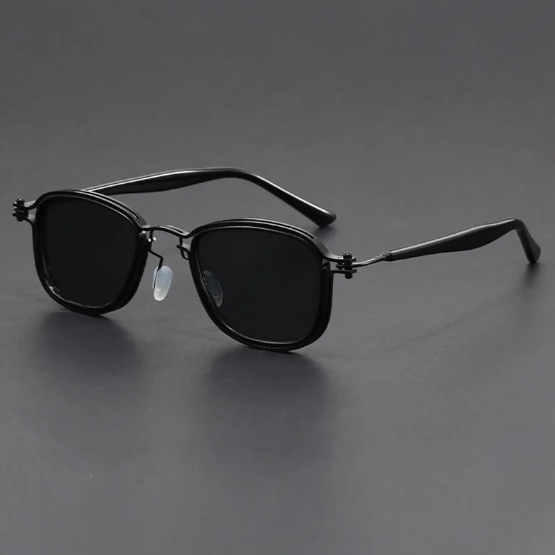 Lunettes De Soleil Monroe Trail Style Rétro Carré Finition Subtile Et Confort Léger Avec Plaquettes Nasales Ajustables