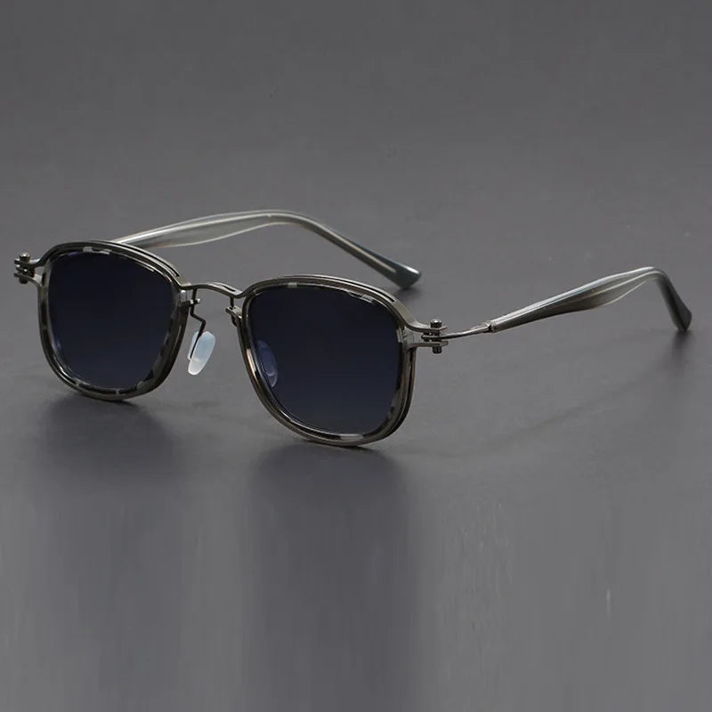 Lunettes De Soleil Monroe Trail Style Rétro Carré Finition Subtile Et Confort Léger Avec Plaquettes Nasales Ajustables