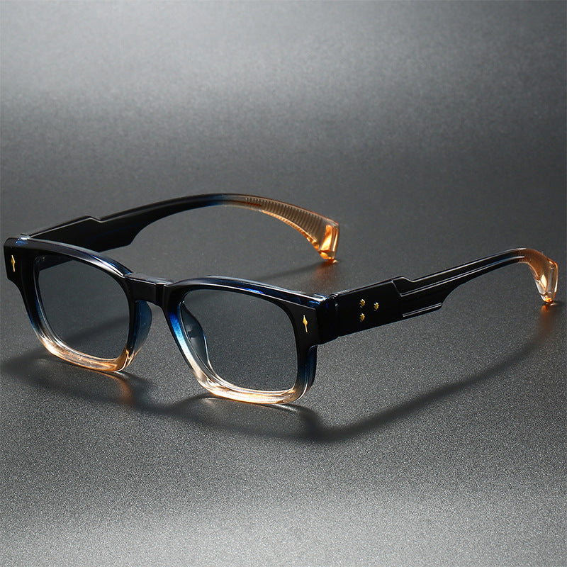 Montera Edge Lunettes De Soleil Cadre Carré Élégant Bras Épais Détails Clous Finition Matte