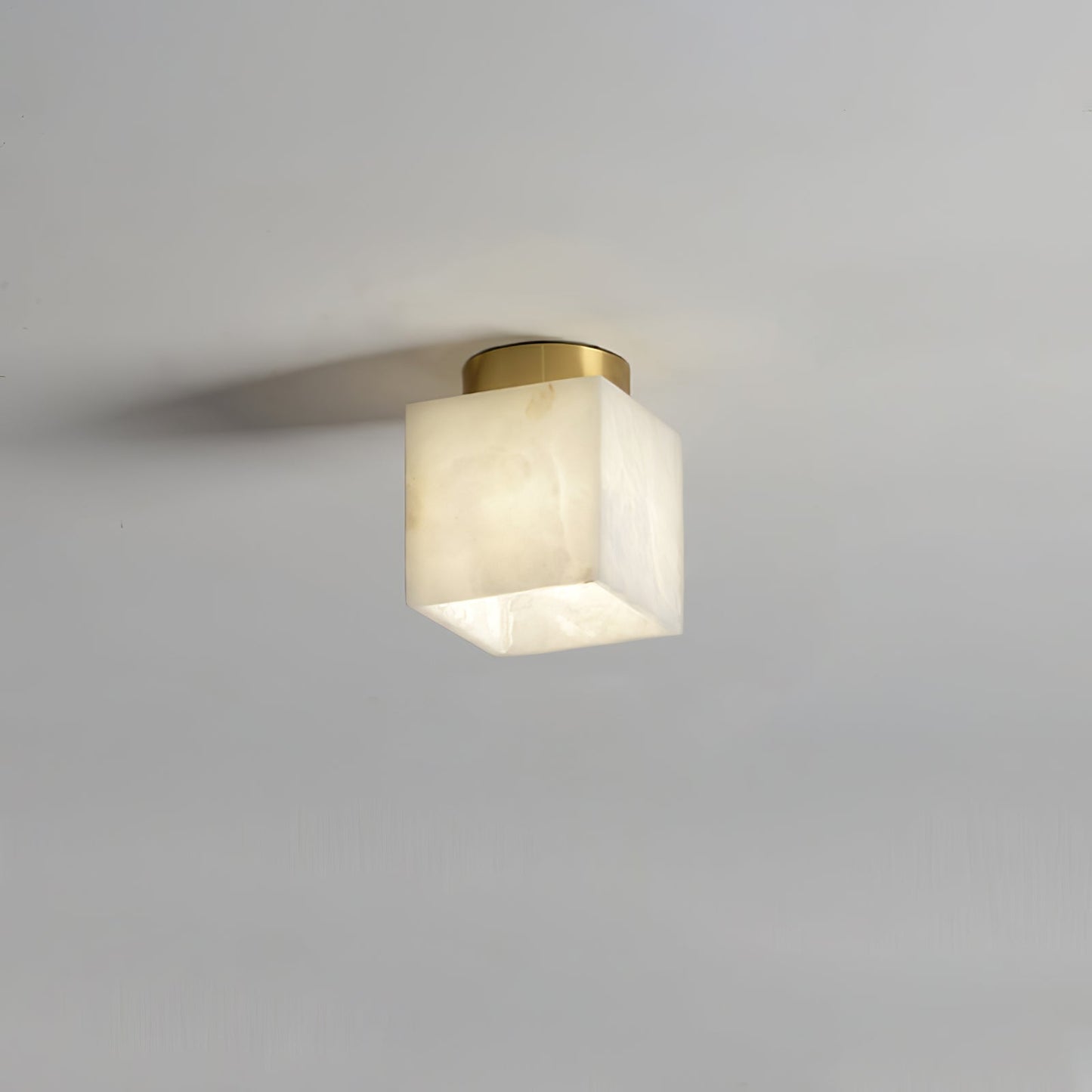Alabaster Deckenleuchte Mond