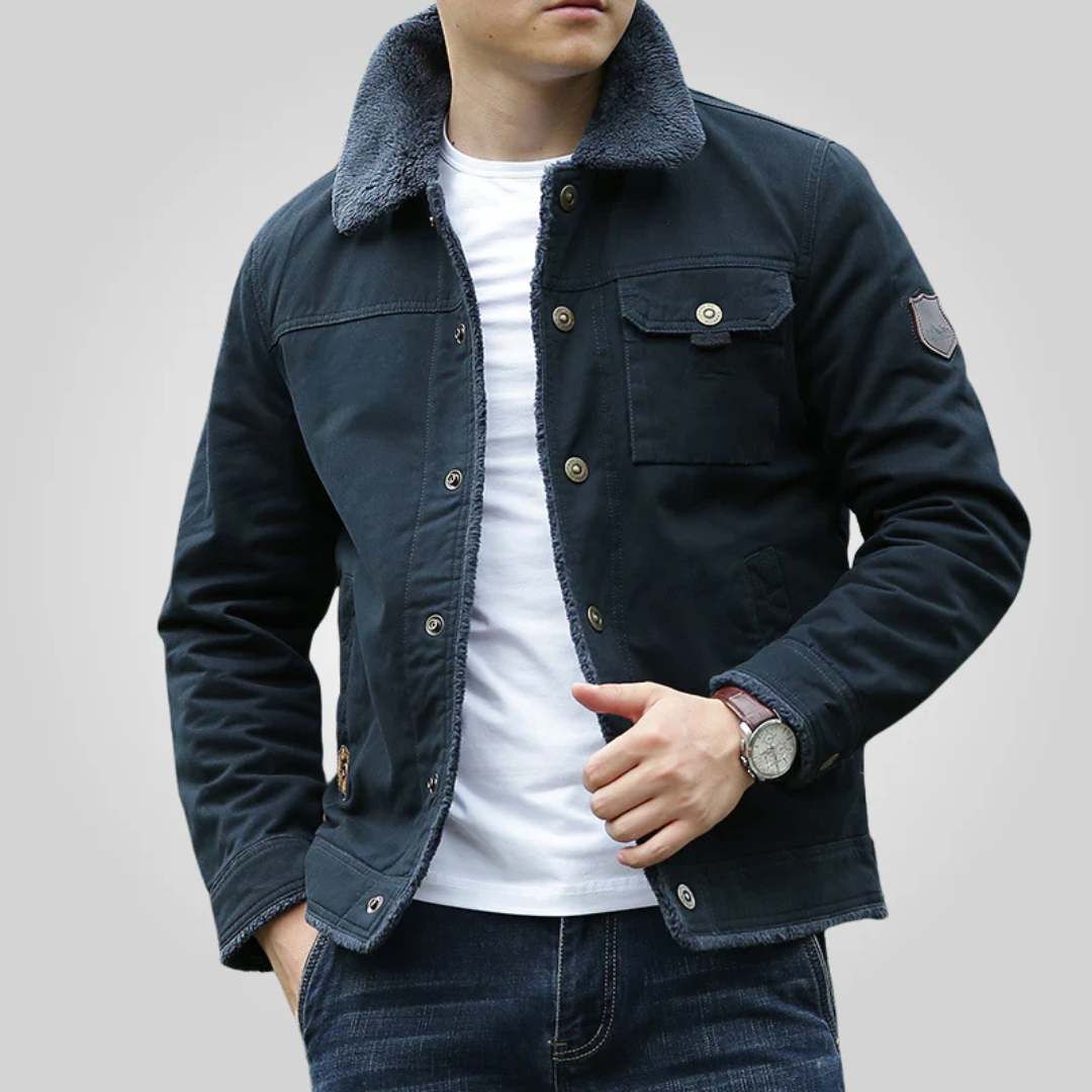 Veste William Style Chaude Avec Doublure Polaire Respirante Pour Le Quotidien Polyvalente Et Facile À Porter