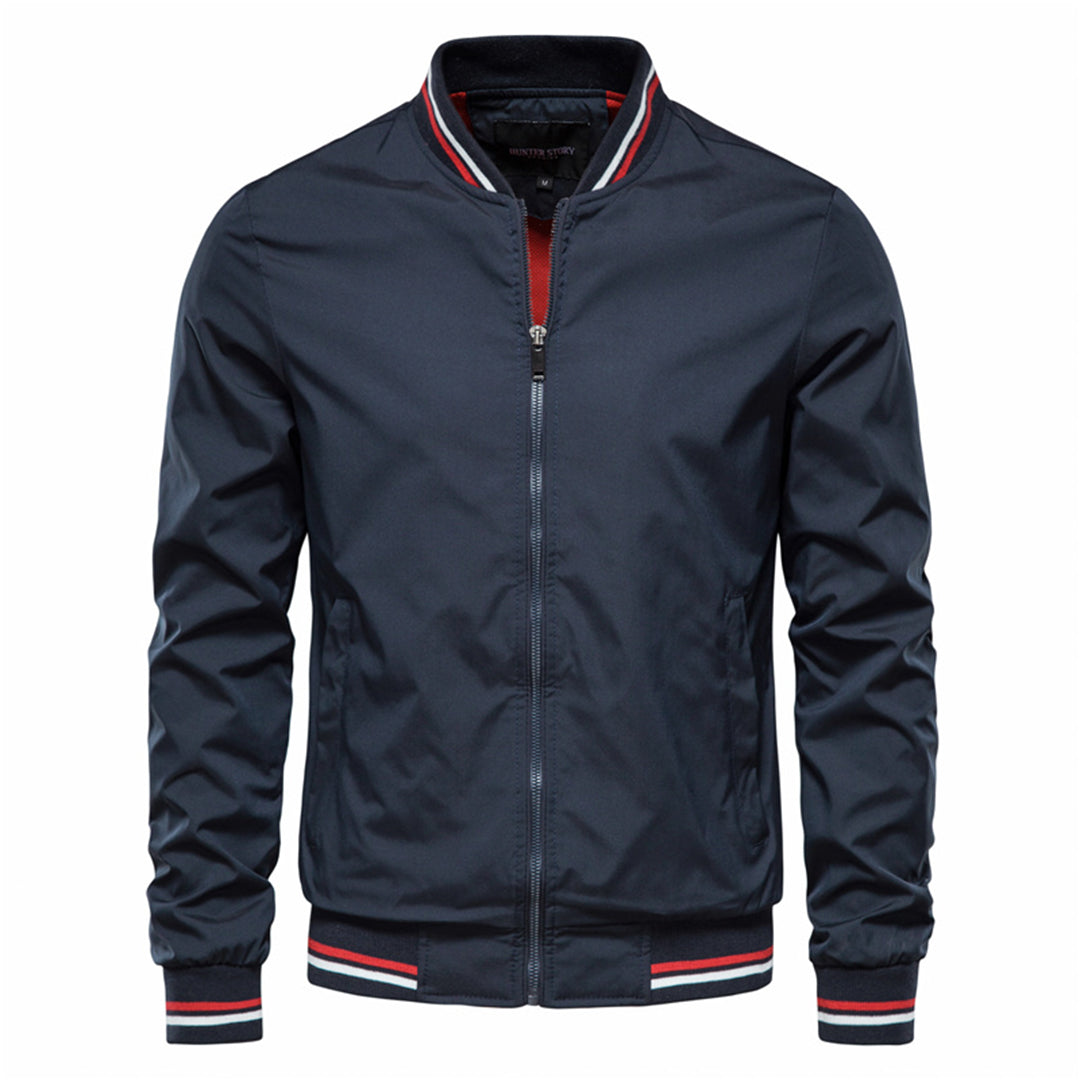 Veste Bomber Olive Pour Homme Style Moderne Streetwear Zip Front Décontractée Idéale Pour Vie Urbaine