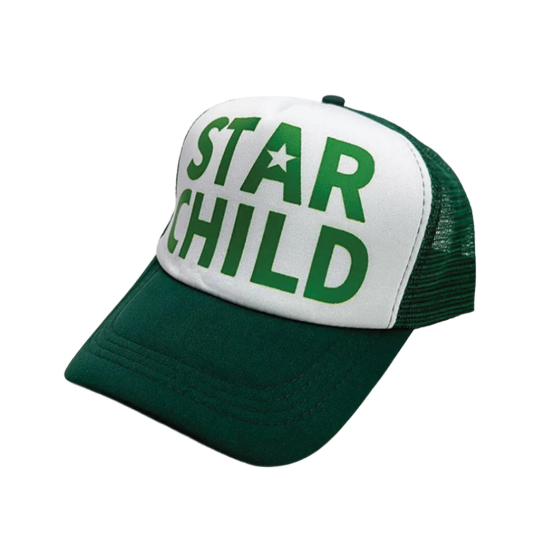 Casquette Trucker Star Child Ajustable En Coton Et Polyester Pour Un Style Cosmique