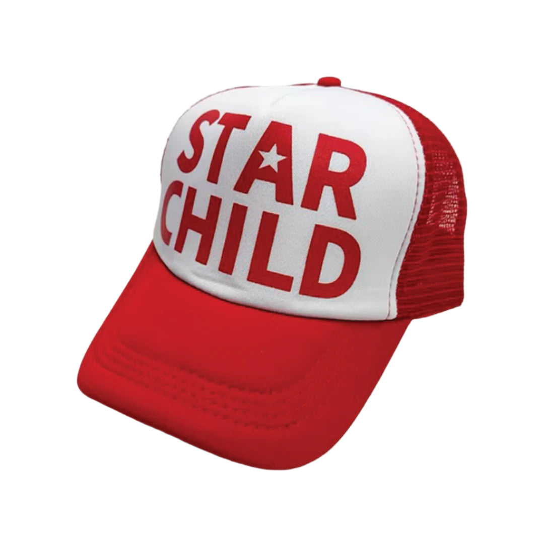 Casquette Trucker Star Child Ajustable En Coton Et Polyester Pour Un Style Cosmique
