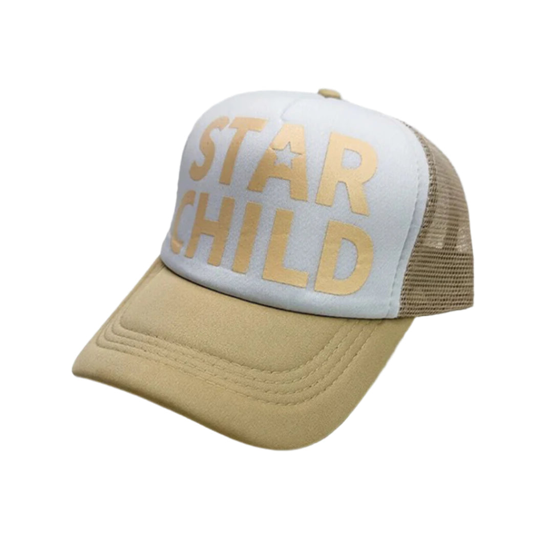 Casquette Trucker Star Child Ajustable En Coton Et Polyester Pour Un Style Cosmique