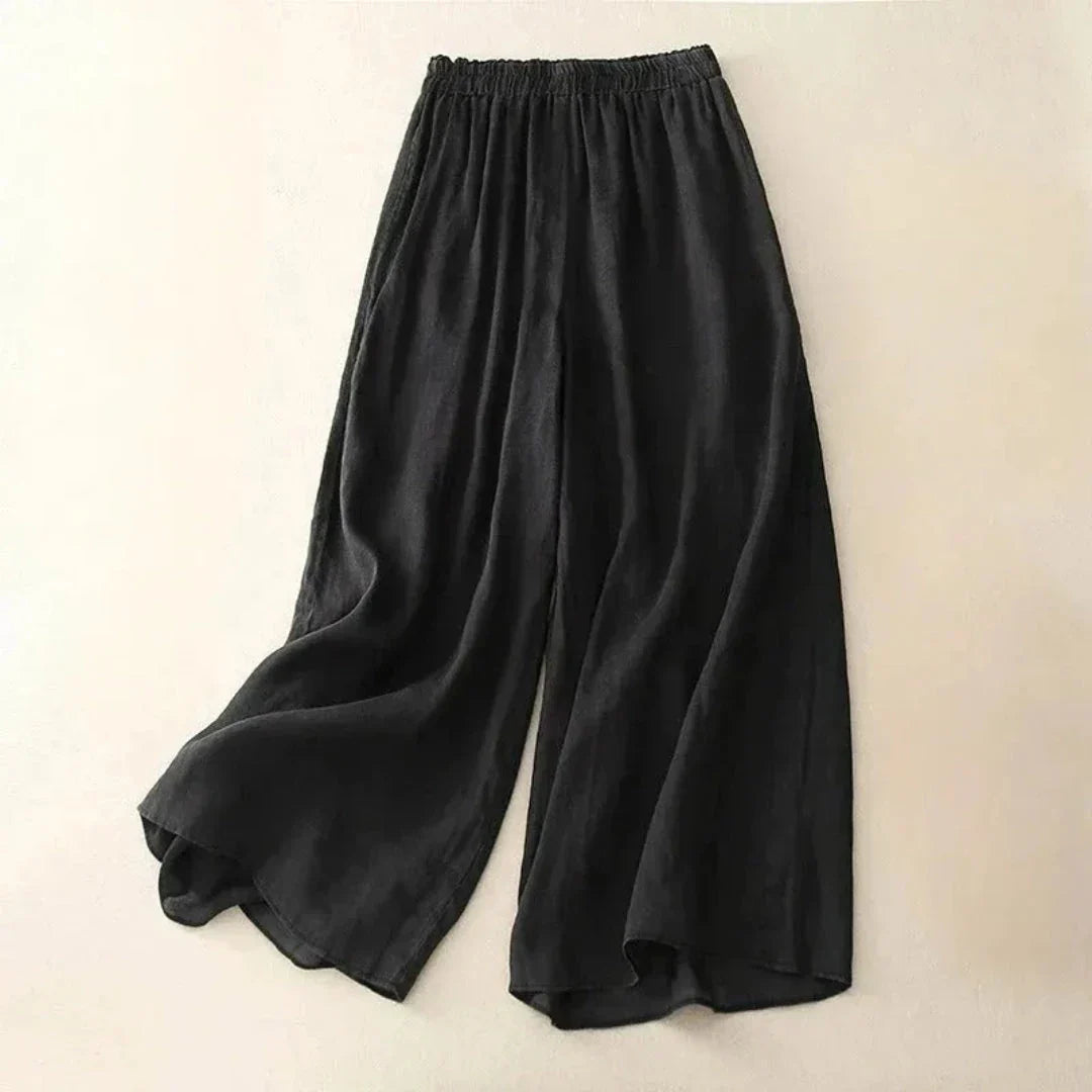 Pantalon Ample En Lin Nicki Amawinc À Jambe Large Pour Été Décontracté Et Sorties Weekends