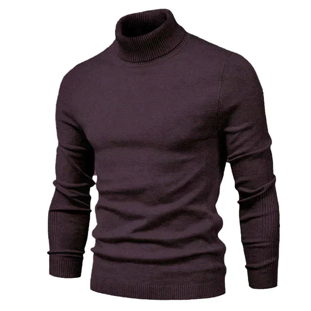 Pull Homme Col Roulé En Maille Chaud Amawinc Moderne Pour Confort Et Style Au Quotidien