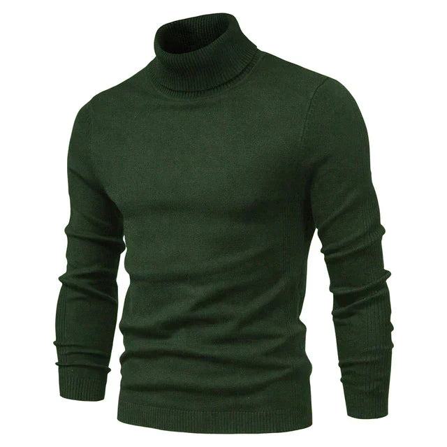 Pull Homme Col Roulé En Maille Chaud Amawinc Moderne Pour Confort Et Style Au Quotidien