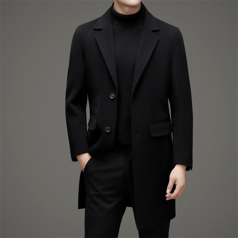 Manteau En Laine Sur Mesure Nobleline Atelier Prestige Urbain Intemporel Sophistiqué