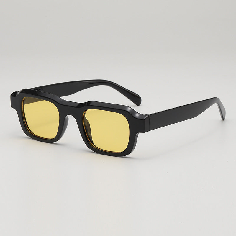 Noirline Lunettes De Soleil Carrées Design Boxy Finition Brillante Lentilles Teintées Bloquant UV