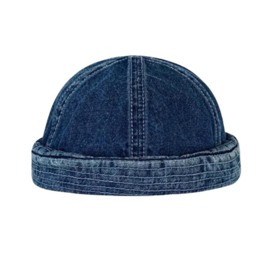 Raw Indigo Docker Cap - Amawinc